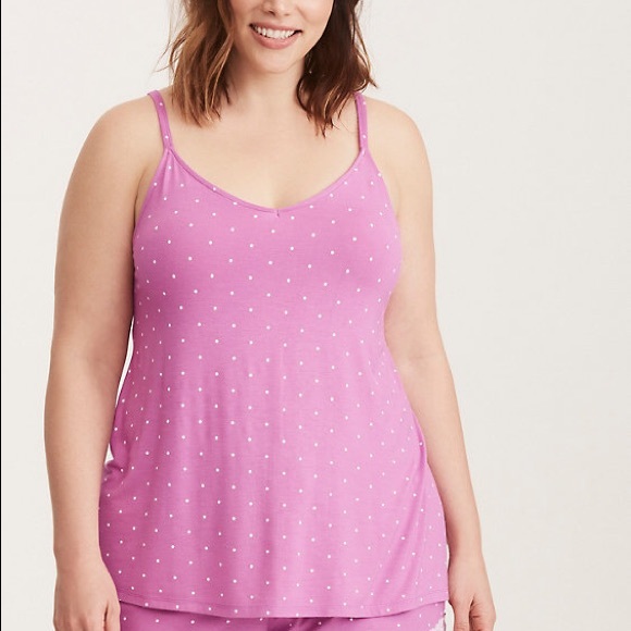 torrid Tops - Women’s Plus Size 4X Polka Dot Tank Top Torrid